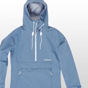 Armada Blue Hooded Anorak Jacket